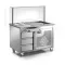 Combined ice cream making machine on wheels with DP/TPICE drop-in version TEPP-ICE TPICE1200