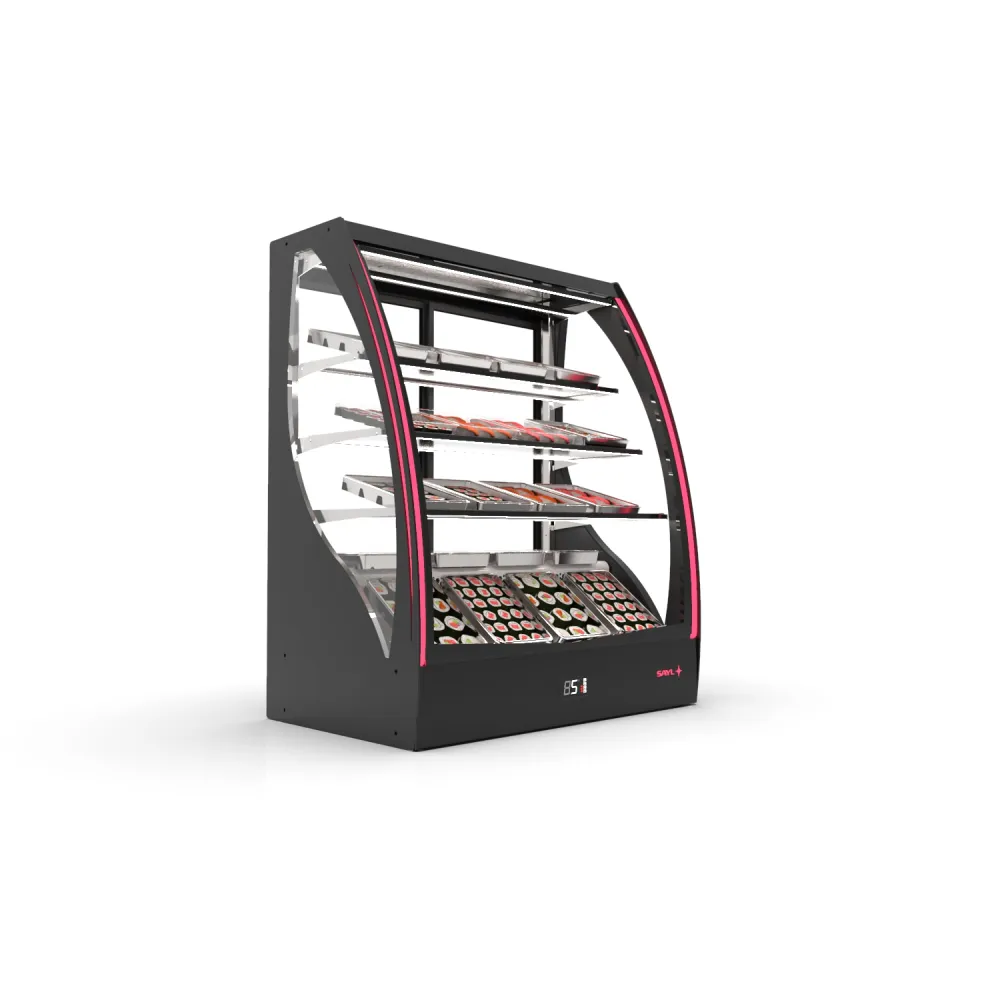 Vitrine PAK Curved Réfrigérée - Style et Praticité Vitrine PAK Curved Réfrigérée - Style et Praticité