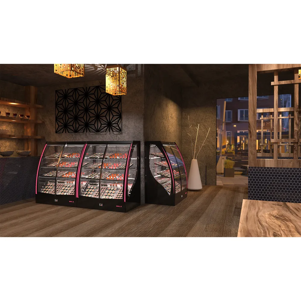 Vitrine PAK Curved Réfrigérée - Style et Praticité Vitrine PAK Curved Réfrigérée - Style et Praticité