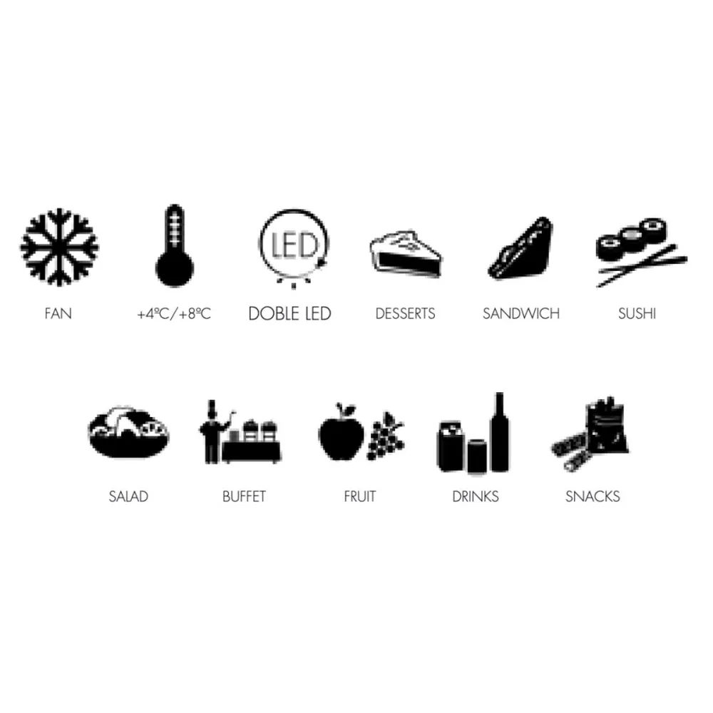 VELA Elegant Refrigerated Showcase