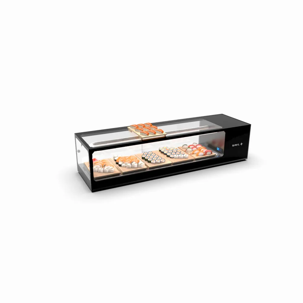 Compact Cold Display Case for Sushi - VTLG6SP