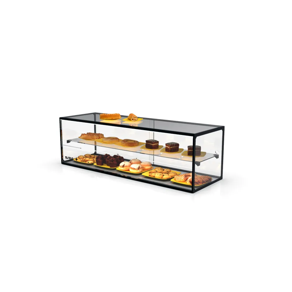 NEUTRAL EP36ZS - Stylish Exhibition Showcase with Glass Shelving