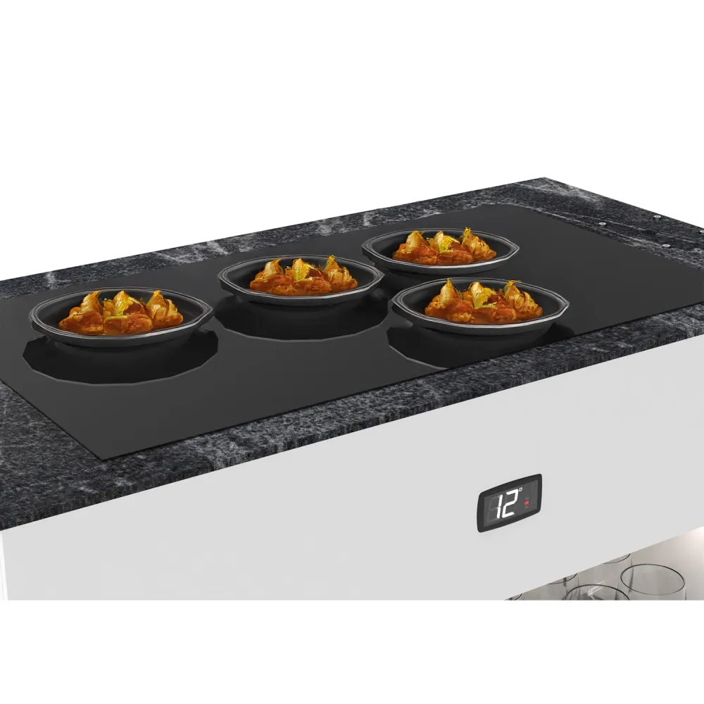 Stiklinis bufetas su šildymo funkcija BUC