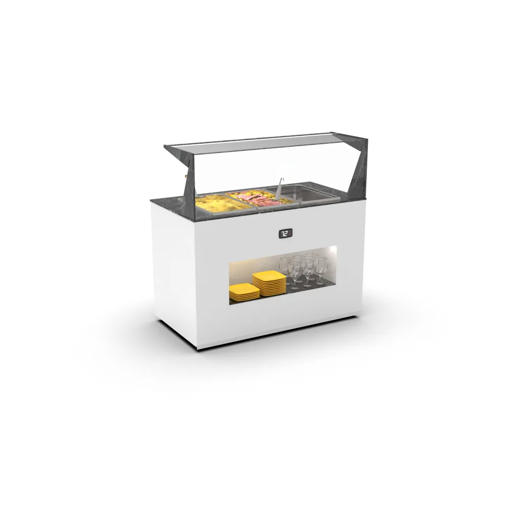 Eleganta siltā bufete BUB150E