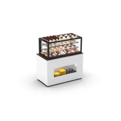 Buffet with display case BUF120-50N