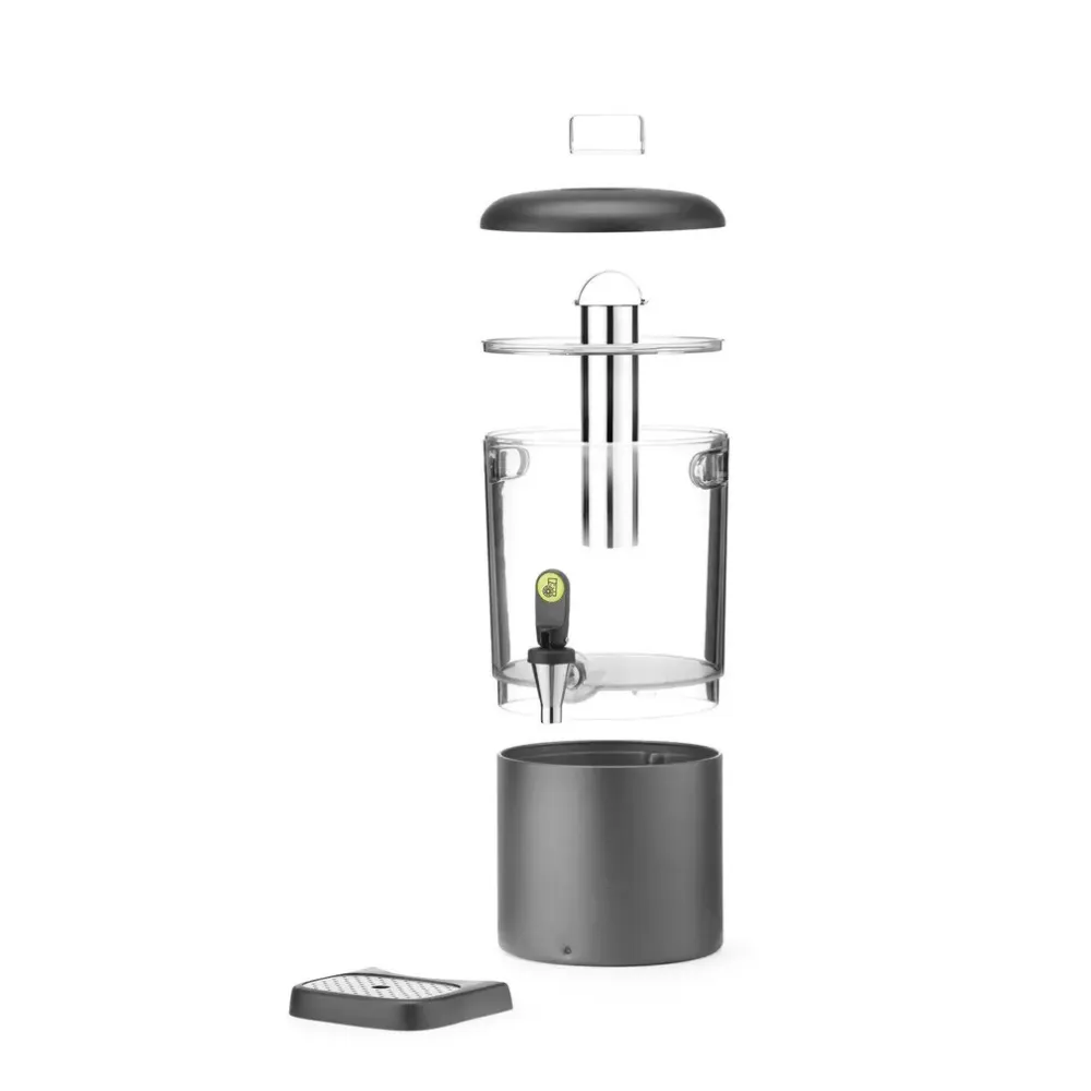 Чёрный диспенсер для соков 4 литра