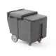 110 l ledo laikymo konteineris su ratukais