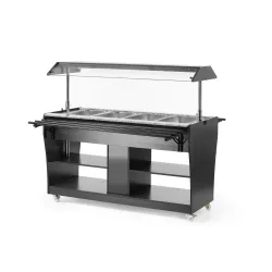 Šildoma bufetinė vitrina GN 1/1