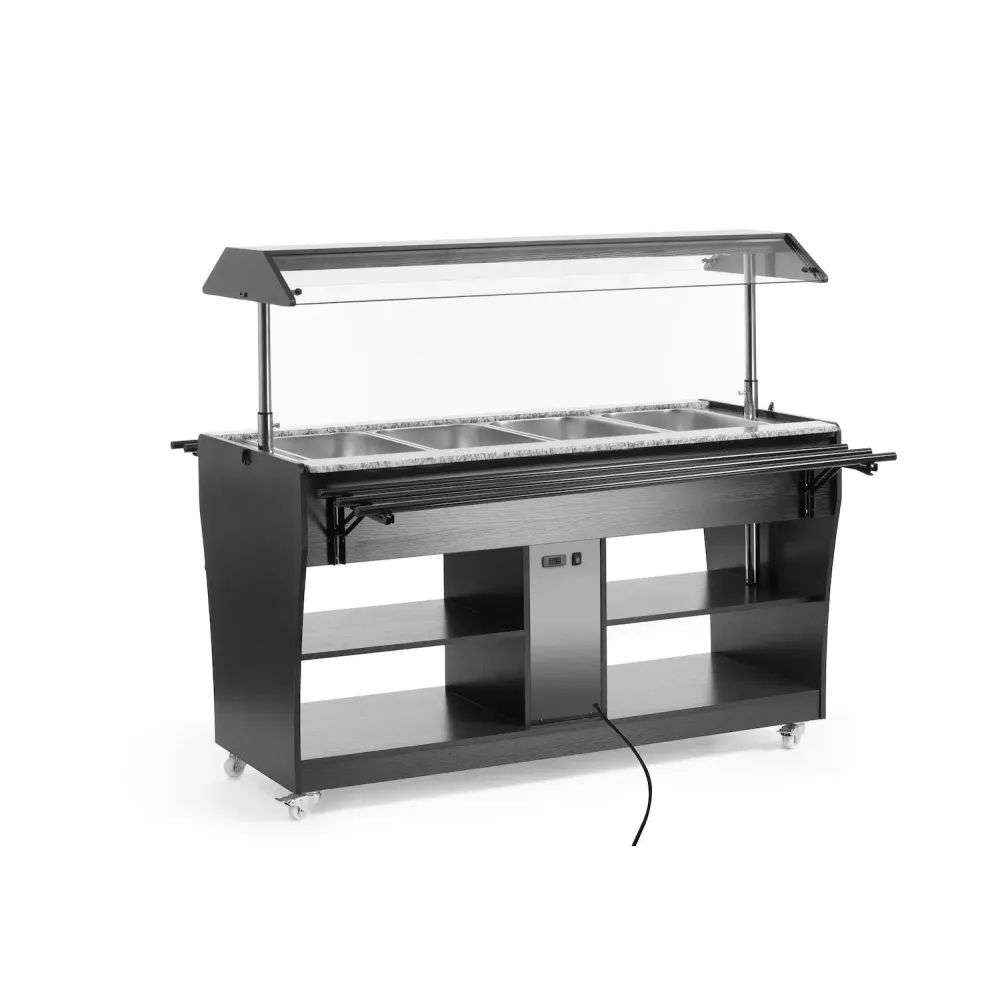 Šildoma bufetinė vitrina GN 1/1