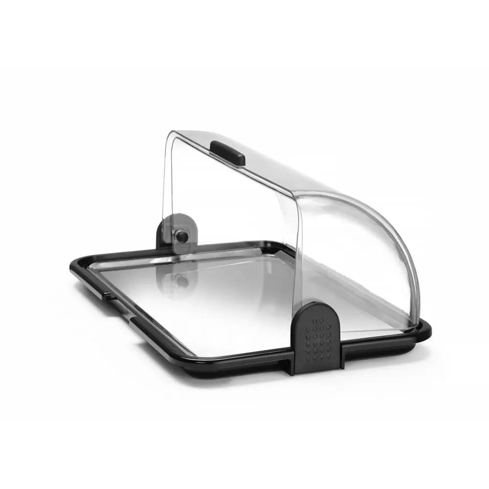 Maža „rolltop“ tipo vitrina su dviem funkcijomis