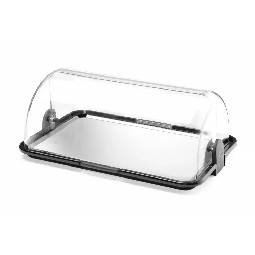 Maža „rolltop“ tipo vitrina su dviem funkcijomis