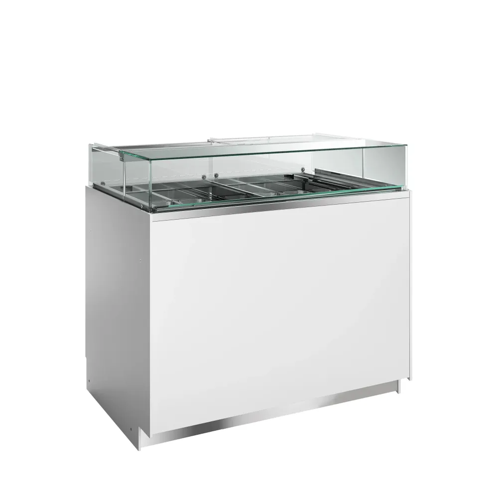 Ledų vitrina su 2 zonomis, 224 l (DELTA NEW)