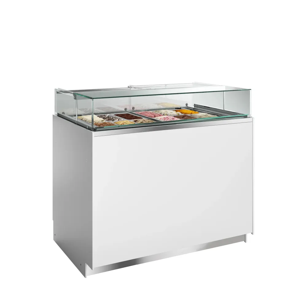 Ledų vitrina su 2 zonomis, 224 l (DELTA NEW)