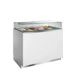 Ledų vitrina su 2 zonomis, 224 l