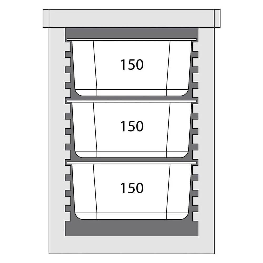Termoizoliuotas konteineris 12 x GN 1/1 20 mm (055106)