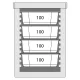 Termoizoliuotas konteineris 12 x GN 1/1 20 mm (055106)