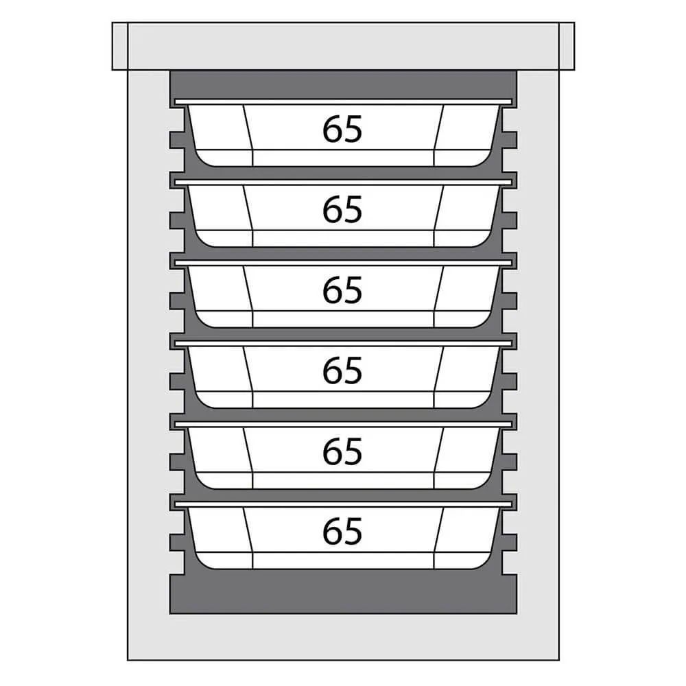 Termoizoliuotas konteineris 12 x GN 1/1 20 mm (055106)