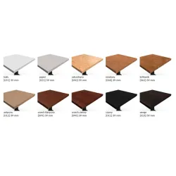 Faneruotas stalviršis iš natūralaus ąžuolo lukšto  700x700 mm h-30 mm