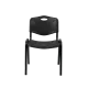 Kėdė ISO PLAST 0102, juoda (KKO/ISO.PLAST.0102/NS/STM)
