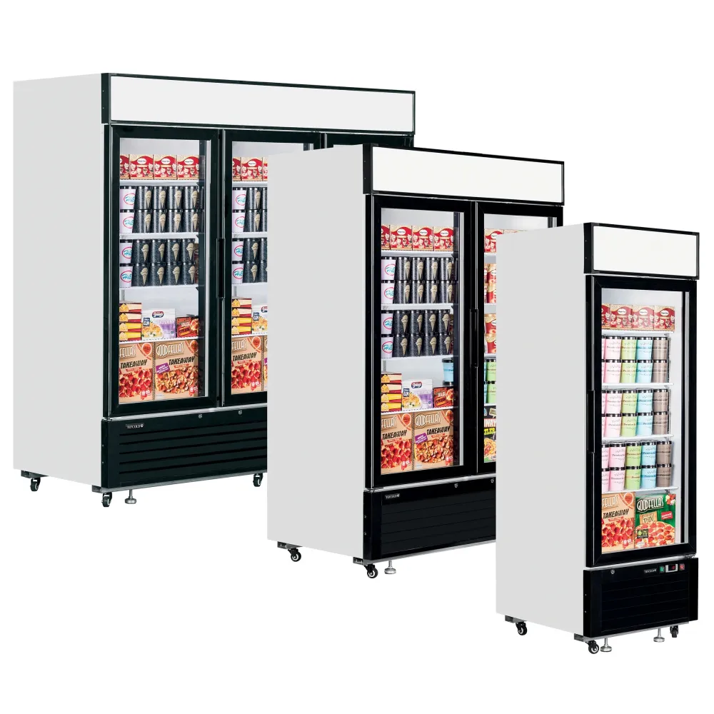 Šaldymo vitrina 1436 l, 3 varstomos durys, balta (LGF7500)