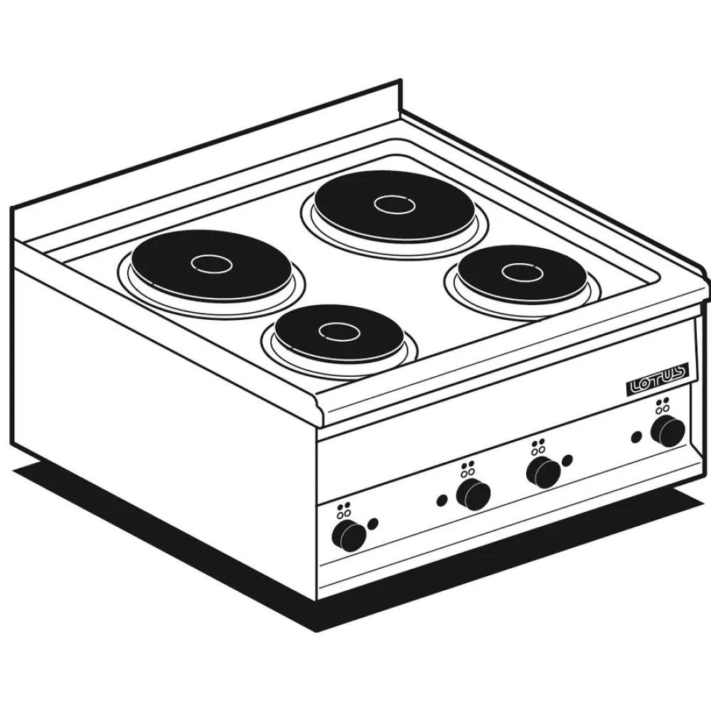 Elektrinė kaitlentė, 4 kaitvietės PC-2EM (05036010)