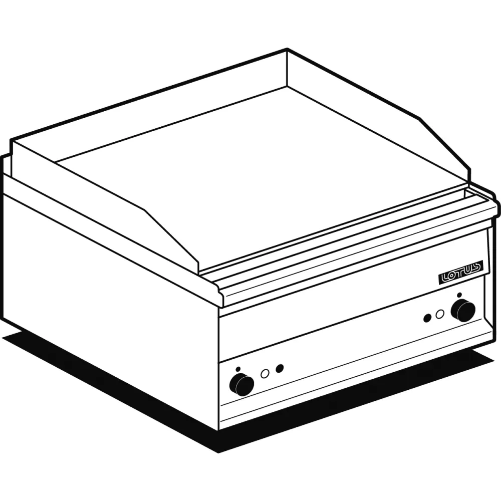 Elektrinė kepimo plokštė, lygi chromuota FTL-2EMS (05066014)