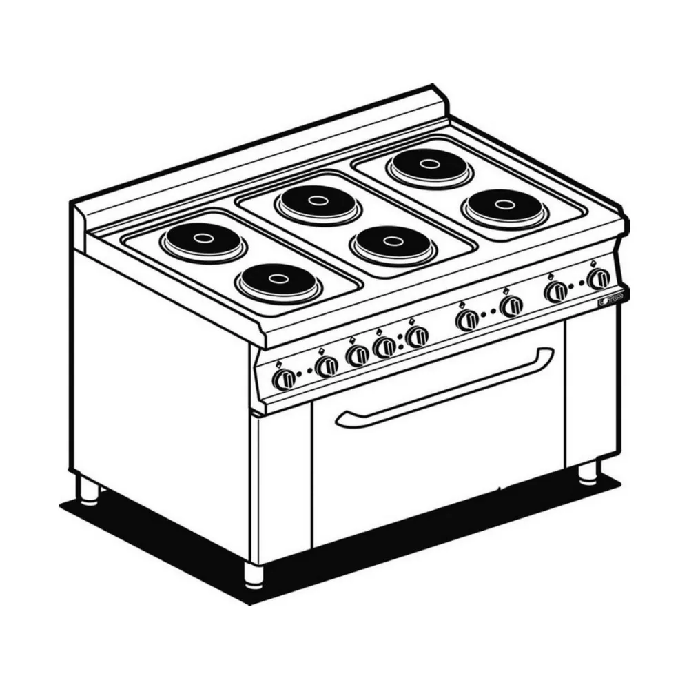 Elektrinė viryklė su orkaite  CFM6-610ET (06661033)