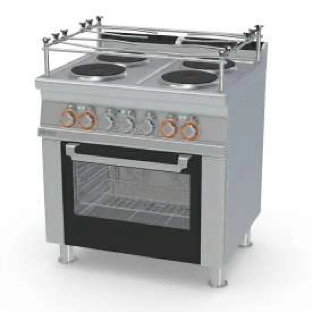 Elektrinė viryklė su orkaite GN1/1, 4 kaitvietės CFV4-78ETX/V (0880083AX)