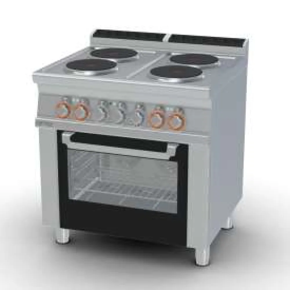 Elektrinė viryklė su orkaite GN1/1, 4 kaitvietės CFV4-78ET/V (0880083A)