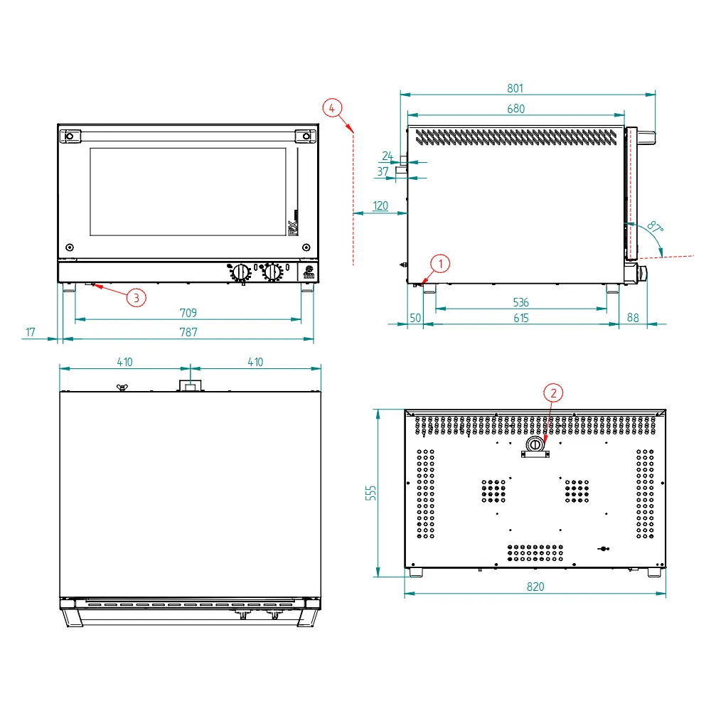 Konvekcinė orkaitė RX 604 PLUS (711033)