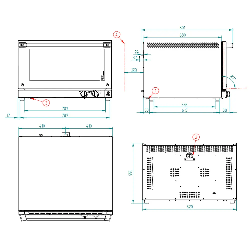 Konvekcinė orkaitė RX 604 PLUS HG (711035)
