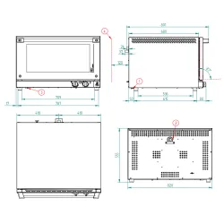 Konvekcinė orkaitė RX 604 PLUS HG