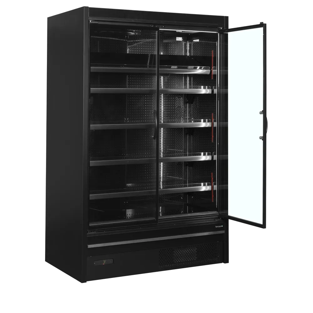Šaldytuvo vitrina su varstomomis durelėmis MDCB1250HB