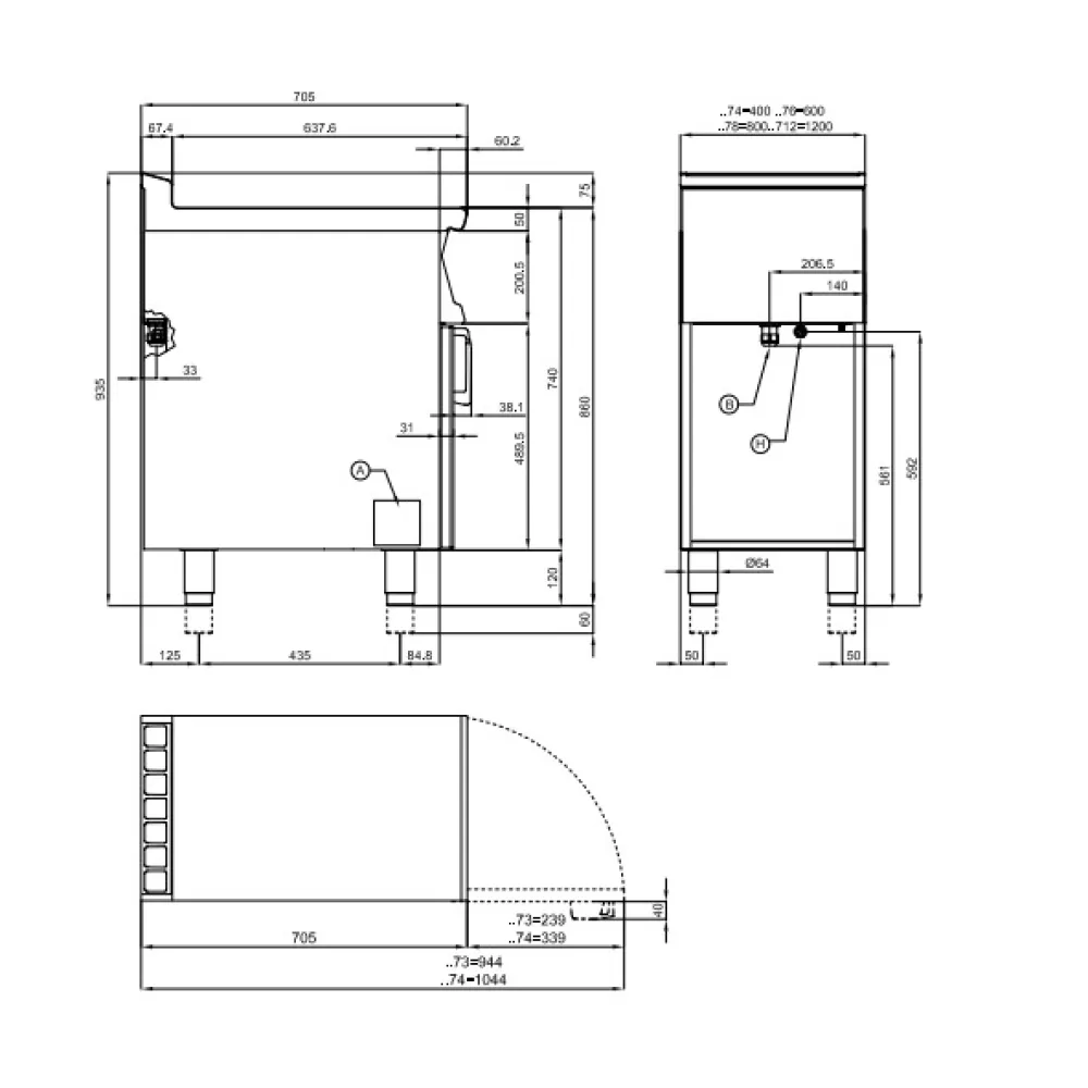 Elektrinė viryklė Touch Screen 70 TPK-78ETT (0812A830)