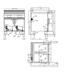 Makaronu pagaminimo mašina 25L Touch Screen 70 CPA-74ETT