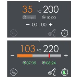 Elektrinė kepimo plokštė, 1/2 rifliuota su lentyna Touch Screen 70 FTLR-78ETTS