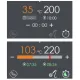 Elektrinė kepimo plokštė, 1/2 rifliuota su lentyna Touch Screen 70 FTR-74ETTS (0806A635)