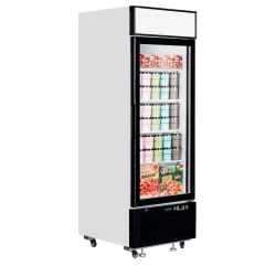 Šaldymo vitrina 405 L, balta