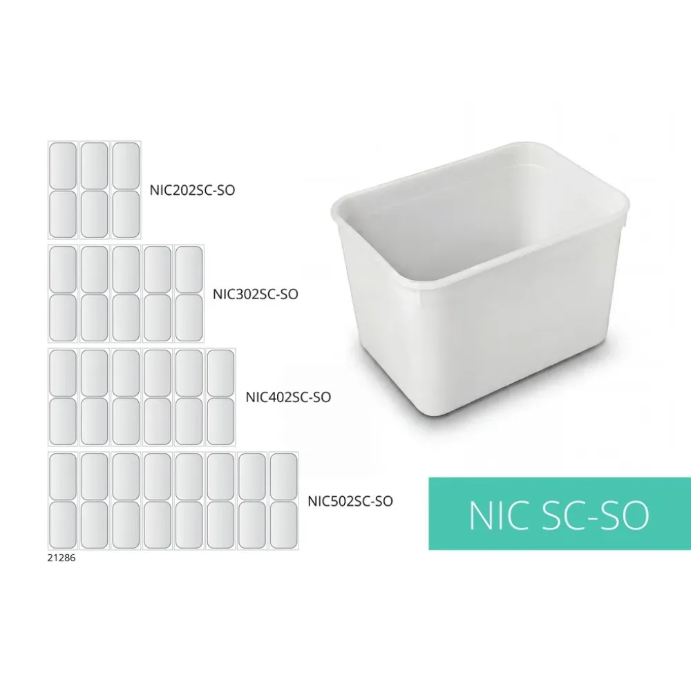 Ledų šaldiklis NIC 138 l (NIC202SC-SO)