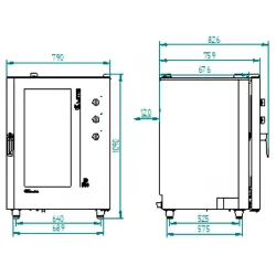 Elektrinė konvekcinė krosnis STG 112 M