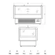 Impulsinė šaldymo vitrina 358 L IMC1500BD (673113IMC1500BD)