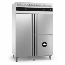 Šaldytuvas su žuvies skyriumi GN 2/1 1301L CUD-23G/F