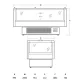 Impulsinė šaldymo vitrina 485 L IMC2000BD (673113IMC2000BD)