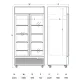 Šaldytuvas-vitrina 776 L DCC802BWD (263111DCC802BWD)