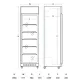 Šaldymo vitrina 386 L DCC420BWD (263111DCC420BD)