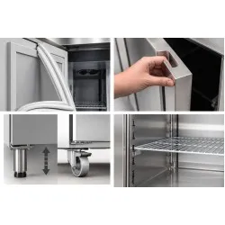Šaldomasis stalas Display REMOTE, 700 GN1/1 CCP-2G/R GD