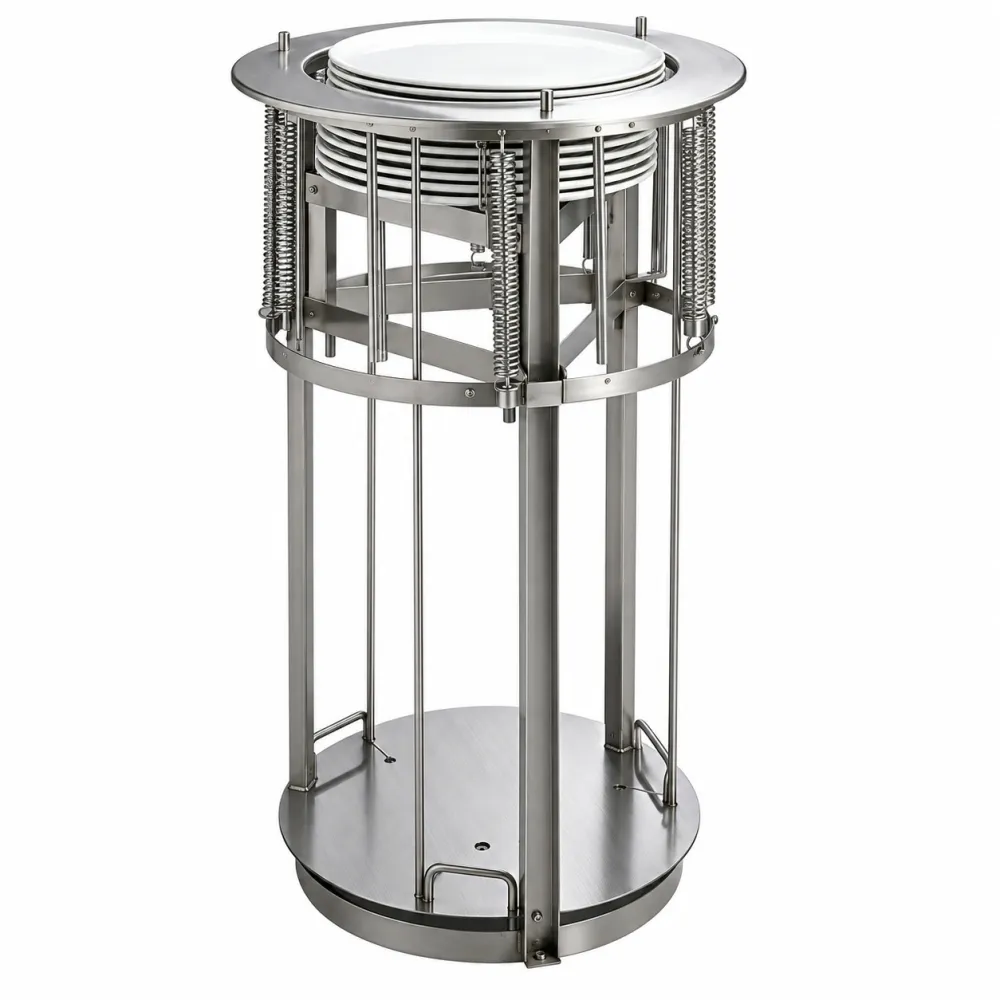 Lėkščių dispenseris, neutralus d=434 mm (19043371)