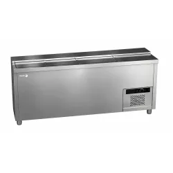 Baro šaldytuvas su viršutine įkrova 539L TLC-4 SS