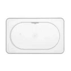 Gastronorm indo dangtis, GN 1/9, skaidrus, 176 × 108 mm