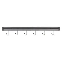 MAGNETIC STRIP WITH HOOKS 60 cm